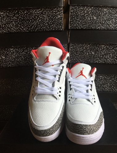 New Air Jordan 3 Seoul White Red Blue Shoes